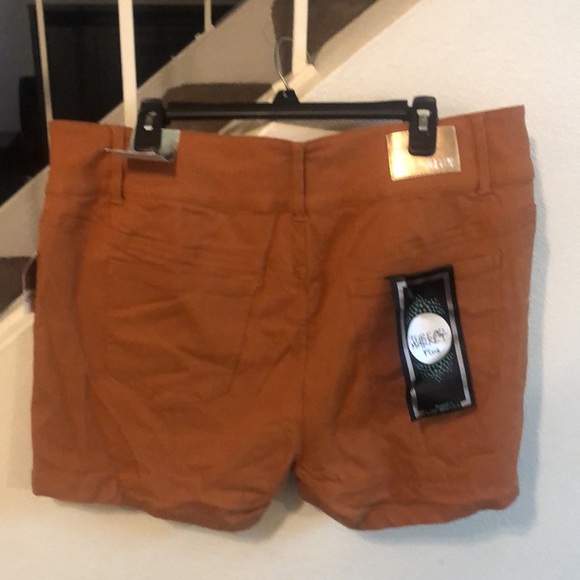 NWT Thread Market Plus High Waisted Shorts in Pumpkin - Picture 2 of 6